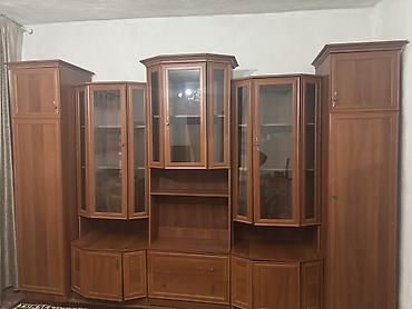 модульный дос: Секция-стенка для гостиной из ламинированного ДСП под орех с — 1