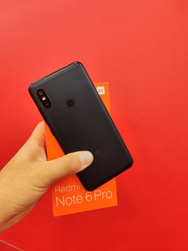 Xiaomi: Xiaomi Redmi Note 6 Pro, 32 GB, rəng - Göy, 
 Zəmanət, Düyməli, Sensor