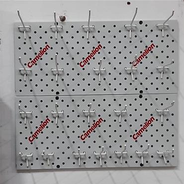 Стеллажи: Панель перфорированная, настенная, для магазина и склада — 6