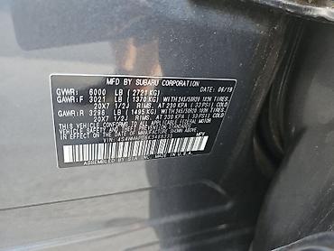 Subaru: Subaru Ascent: 2019 г., 2.4 л, Вариатор, Бензин, Внедорожник — 11