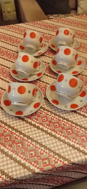 çay servis: Çay dəsti, Farfor, 6 nəfərlik, Rusiya — 2