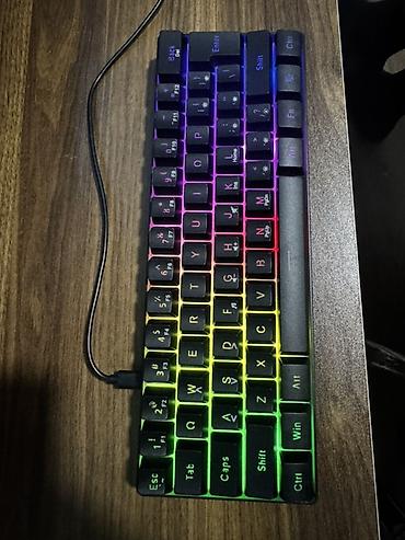 Настольные ПК и комплектующие: BW61 60% RGB Gaming Klaviatura Yenidir sadece acilib yoxlanilib - — 1