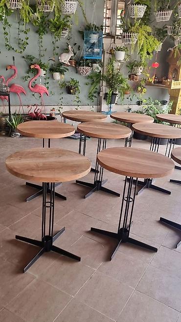 Sifarişlə restoran masaları: Kvadrat masa, Açılmayan, Taxta — 6