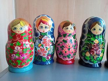 советские куклы: Матрёшки российские ( пятиместки, пять штук в одной) классические — 2
