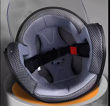 авто шлем: ZSZ Helmet motosiklet dəbilqəsi – narıncı rəng, yarımüzlü dizayn — 3