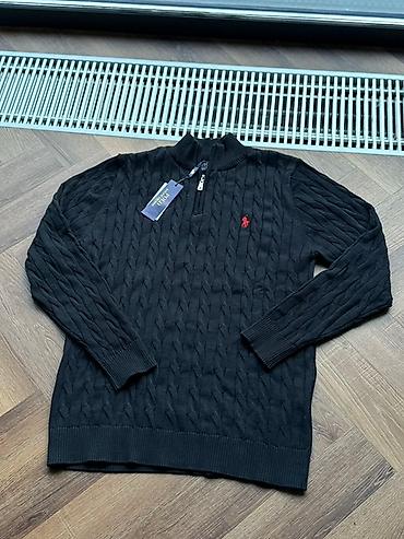 pull and: Мужской свитер Polo Ralph Lauren - Модель: полугольф с короткой — 9