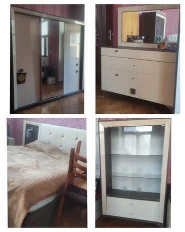 Ev üçün digər mebel: İkinəfərlik çarpayı, Dolab, Tumba, 2 tumba, İşlənmiş