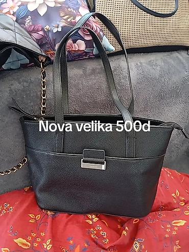 Putni koferi i torbe: Set torbi i tašni – više modela - Elegantna crna tašnica sa metalnim — 4
