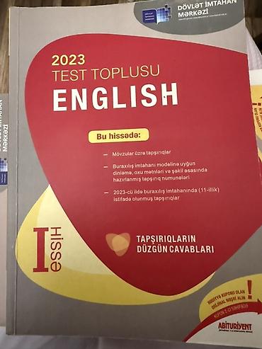 Testlər: İngilis dili Testlər 11-ci sinif, DİM, 1-ci hissə, 2023 il — 1