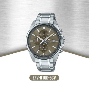 умные часы: Edifice EFV-610D Функции : дата, секундомер, подсветка стрелок;