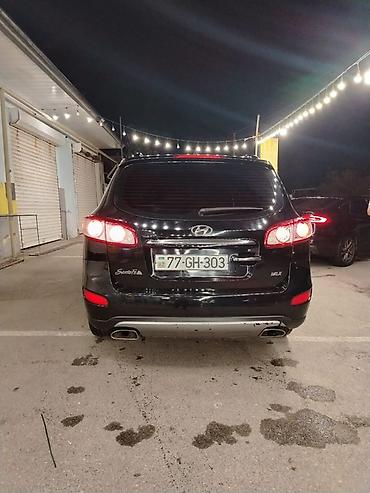 hunday: Hyundai Santa Fe MLX – qara rəngli, 5 qapılı krossover/SUV. Əsas — 2