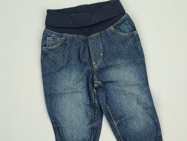 spodnie shein jeansy: Spodnie jeansowe, H&M, 12-18 m, stan - Bardzo dobry