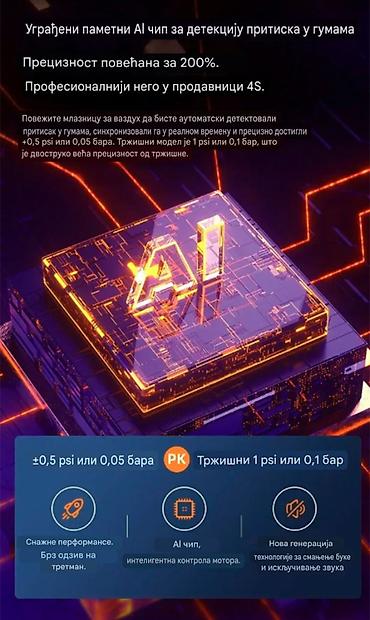 Auto oprema: Nova bežična pumpa sa velikim LCD ekranom i nastavcima za pumpanje — 12