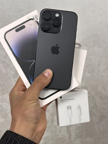 intel core i5 бишкек: IPhone 14 Pro, Колдонулган, 256 ГБ, Кара, Заряддоочу түзүлүш, Коргоочу айнек, Каптама, 78 %
