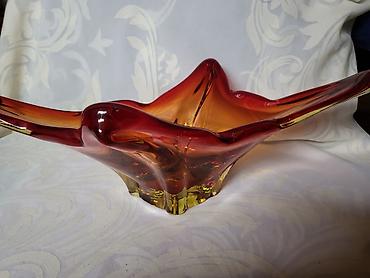 Ostali antikviteti: Cinija murano 1950 do 1960 god. -Sommerso -rucni rad. Murano cinija — 7