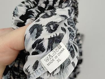 leopard jeans: Spodnie materiałowe damskie, rozmiar XL — 4