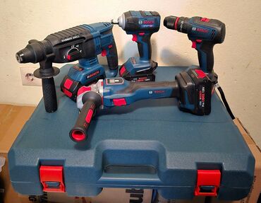 Ostali alati i mašine: BOSCH set alata 4u1 - 190€ Cena:190evra! 4 baterije 1 punjača Aku — 5