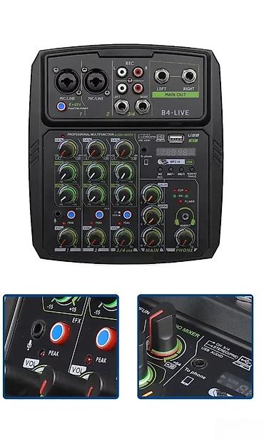 Pojačala i prijemnici: MIKSETA 4 KANALA BLUETOOTH USB BESPLATNA DOSTAVA | Odlična mala — 4