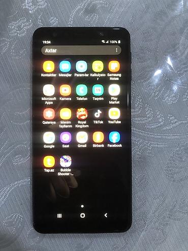 samsung tab s4: Samsung Galaxy A7 2018, 64 GB, rəng - Qara, Barmaq izi — 1