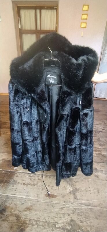 palto qadın üçün: Шуба Balenciaga, XL (EU 42), цвет - Черный