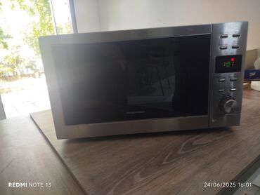 qaz peçləri: Mikrodalğalı soba Premier, Ayrıca dayanan, Mikrodalğalar ilə, rəng - Boz, İşlənmiş