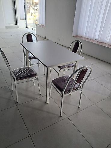 otracaqlar: Mətbəx üçün, Yeni, Açılmayan, Dördbucaq masa, 16 stul — 8