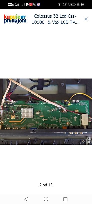 Aksesoari za TV i video: Delovi za LCD televizore – Colossus 32" CSS-10100 i Vox LCD TV 3211 — 3