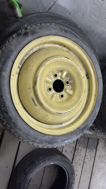 хендай гетц диски: Дөңгөлөктөр монтажда 145 / 70 / R 16, 1 даана, Жеңил унаалар, Темир, тешиктери - 4