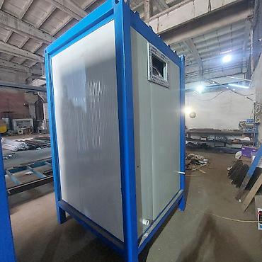 Контейнеры: Mobil sanitar konteyner – tualet kabinası - Polad karkaslı, mavi — 2