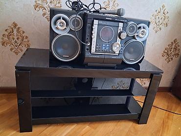 Audio: Samsung mini hi‑fi musiqi sistemi + 2 ədəd səsucaldan və mikrofon — 3