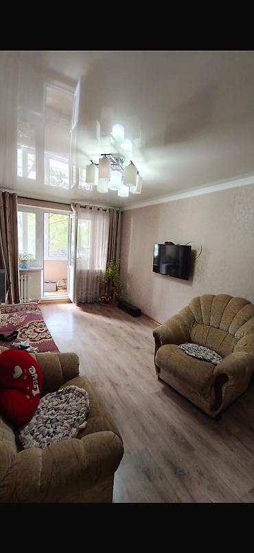 не агенство: 3 комнаты, 58 м², ул. Калык Акиева 104 серия, 1 этаж, Свежий ремонт — 3