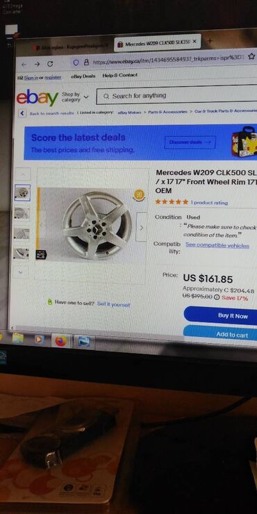 Gume i felne: Mercedes Alu felne amg 17 5x112 7j et54 aluminijumske felne za amg — 8