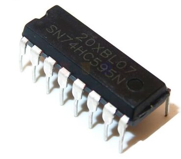 микросхема: Выходной сдвиговый регистр восьмиразрядный 20XBL07/SN 74HC595 (