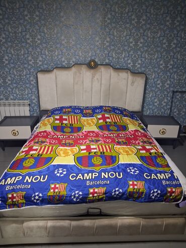 Yataq otağı dəstləri: İkinəfərlik çarpayı, Komod, Termo, 2 tumba, Türkiyə, Yeni — 4