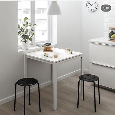 Оңдоп-түзөө жана курулуш: Табурет IKEA MARIUS, черный. (4 штуки) В специализированных магазинах — 4