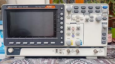 Измерительные приборы: GW Instek GDS-1072B rəqəmsal yaddaşlı osiloskop - Tezlik zolağı: 70 — 3