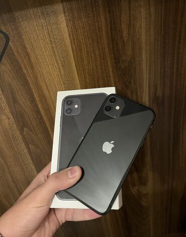 telfon: IPhone 11, 64 ГБ, Черный, Face ID