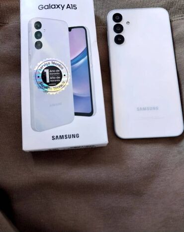 возьму в рассрочку ноутбук: Samsung Galaxy A15, Б/у, 128 ГБ, цвет - Белый, 2 SIM
