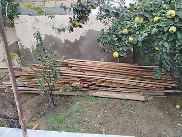 su bocqasi: Məhsul: ağac taxta lövhələr toplusu Təsvir: - Həyətdə yığılmış — 1