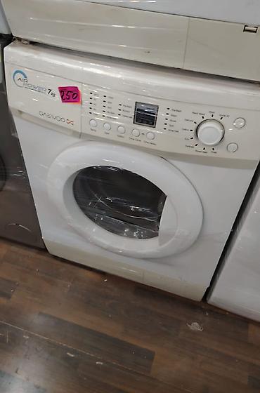 Daewoo DWC paltaryuyan maşın, 7 kq tutuma malikdir. Ön yükləməli