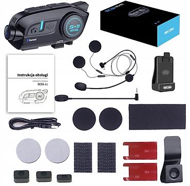 wp ios: SCS S11 Bluetooth motosiklet interkomu + 2K kamera – Az istifadə — 1