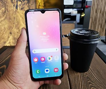 note 2: Samsung Galaxy A24 4G, Б/у, 128 ГБ, цвет - Черный, 2 SIM — 1
