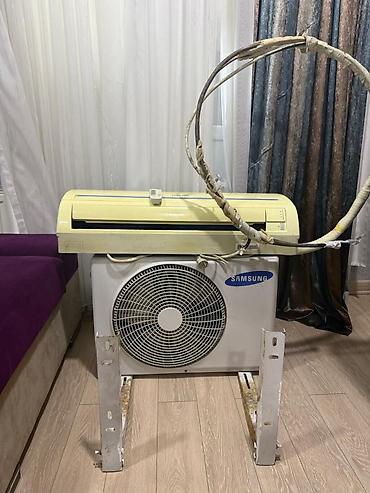 ventilyator su ile: Samsung split kondisioner — 45/55 kVt. • Daxili və xarici blok — 1