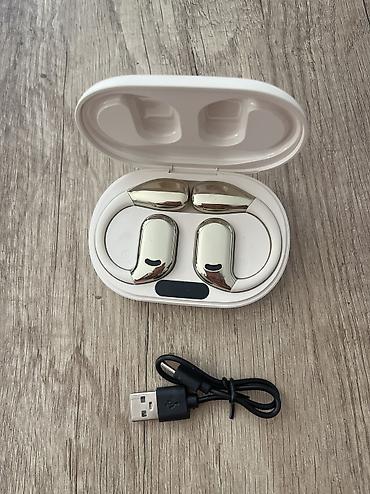 Audio: Yeni Simsiz (Bluetooth) Qulaqcıqlar, rəng - Bej — 5