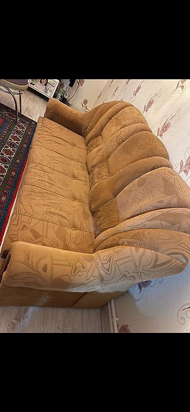 диван кресла: Qonaq otağı üçün yumşaq mebel dəsti - Tərkibi: 3 nəfərlik divan + 2 — 2