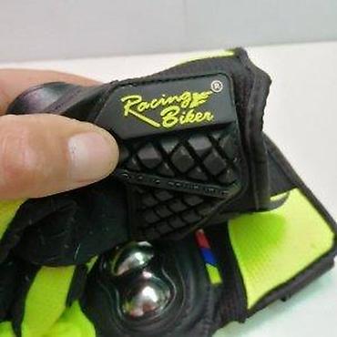 Delovi za motocikle: BAJKERSKE RUKAVICE NOVE RUKAVICE ZA MOTOR ZELENO-CRNE AKCIJA | Cene — 19