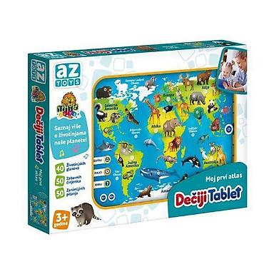 kengur plisane igracke: Dečiji tablet – Moj prvi atlas (šifra: 11/75564-50) Interaktivni — 1