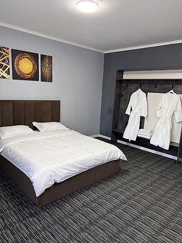 Посуточная аренда квартир: 1 комната, Душевая кабина, Постельное белье, Кондиционер — 15