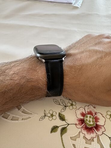 işlenmiş mikrovalnovka: İşlənmiş, Smart saat, Apple, Аnti-lost, rəng - Qara