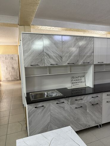 Кухонные гарнитуры: Кухонный гарнитур, Новый, цвет - Белый, Бесплатная доставка — 13